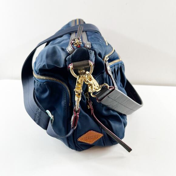 MZ Wallace Paige Mini Crossbody Bag Blue Dawn Bedford - Picture 5 of 10